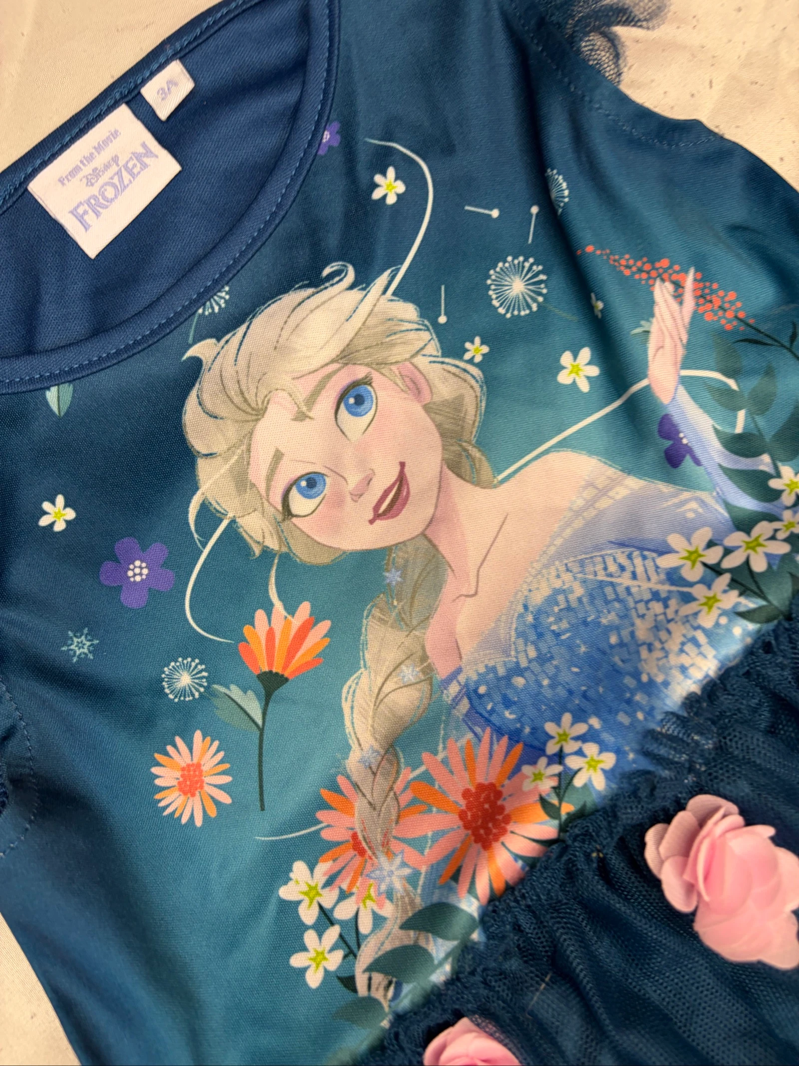 Vestido La Reine des Neiges Elsa - 3 anos - Disney – photo 3